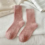 Womens Wool Socks For Winter Warmth - Light Pink