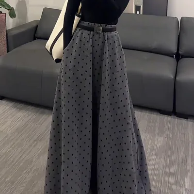 Elegant, A line Maxi Skirt In A Vintage Gray Tone Gray - Shop at LoveMi
