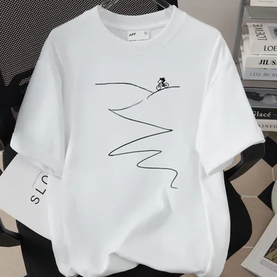 Womens Creative Printed T Shirt Loose Fit Top No 1 S - Shop at LoveMi