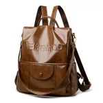 New Stylish Preppy-style Versatile Casual Womens Backpack - Brown