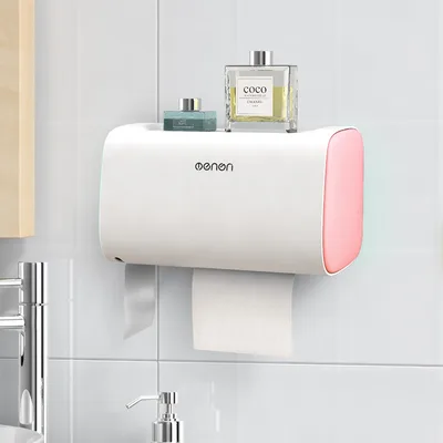 Multifunctional toilet paper box Pink - Shop at LoveMi