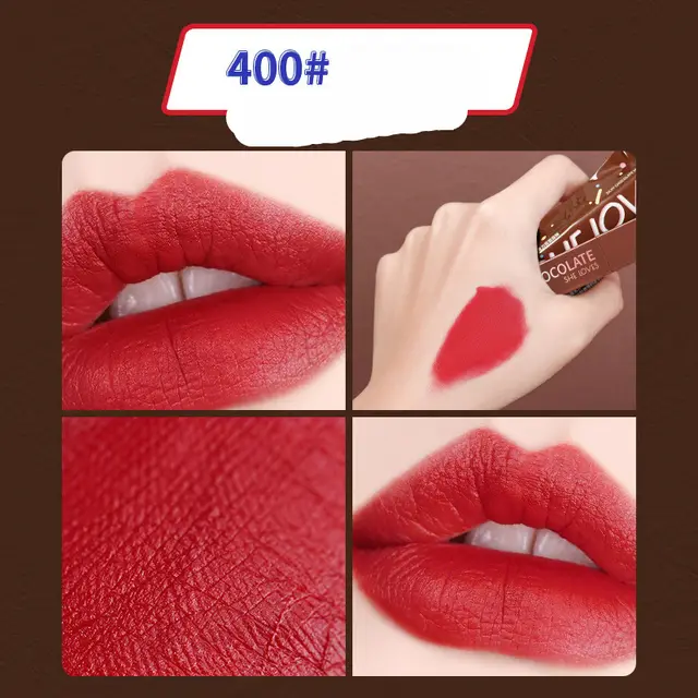 Matte Lip Glaze velvety matte lipstick 400 Retro Red - Shop at LoveMi