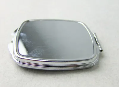 Compact Mirror Thermal Transfer Metal Makeup Mirror 1Pc - Shop at LoveMi