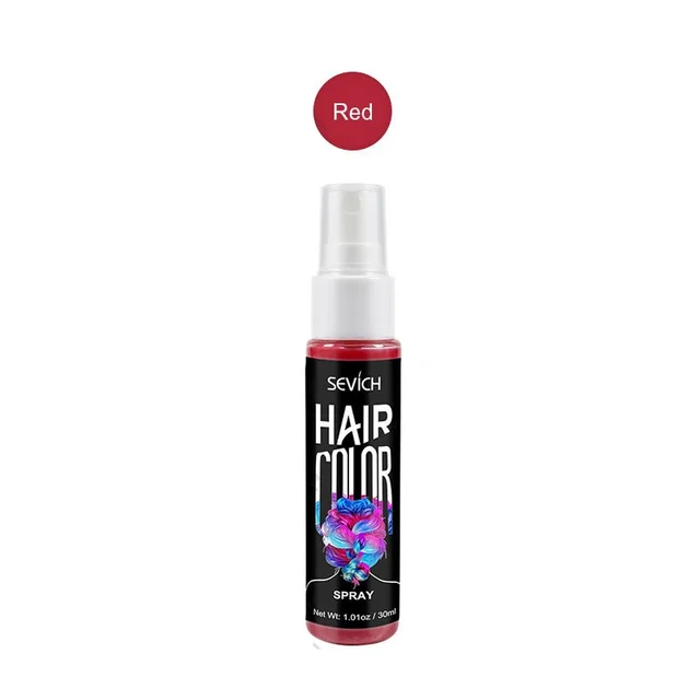 Disposable hair dye spray quick temporary dye Red - Shop at LoveMi
