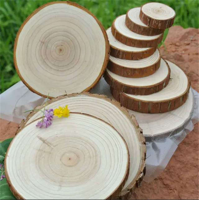 Wood chips, round wood chips, diy wood chips, hand painted wood chips, annual rings, wood chips, fir chips, decorative wood chips, wood chips 5 6Cm - Shop at LoveMi