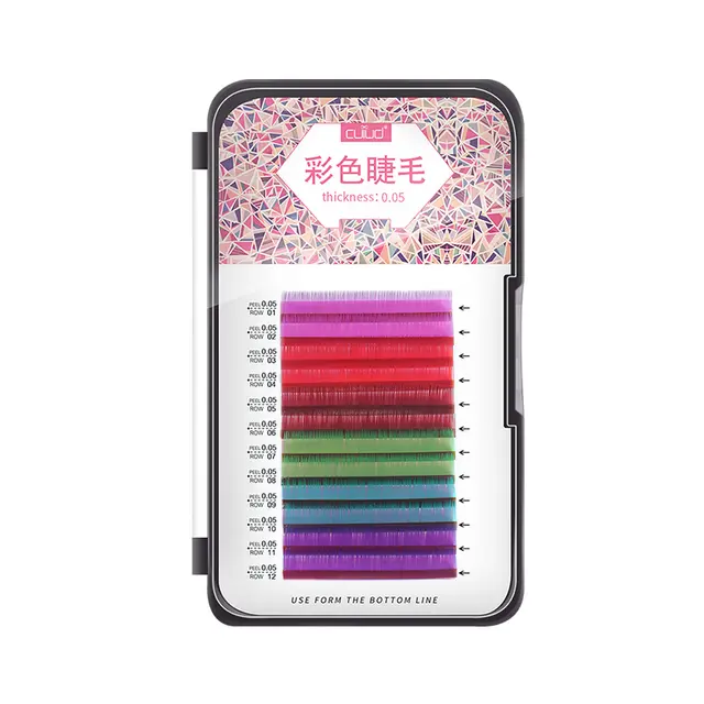 Naturally Soft And Thick Colored Eyelashes Black - Shop at LoveMi