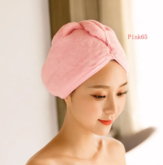 Women's Hair Dryer Cap, Absorbent Dry Hair Towel 5Pcs Pink65 - Shop at LoveMi