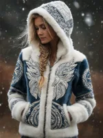 3D Digital Print Fashionable Retro New Zip-Up Hoodie For FallWinter - Dz 259372-Xl