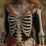 Loose-fitting V-neck Top For Fallwinter With A Casual Dropped Shoulder Design - Picture Style-S