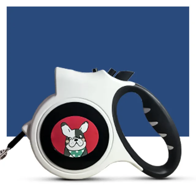 Automatic retractable cat leash White With Light - Shop at LoveMi