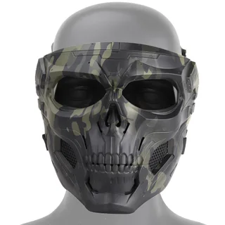Skull horror helmet mask - Bcp Black