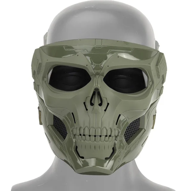 Skull horror helmet mask Green - Shop at LoveMi