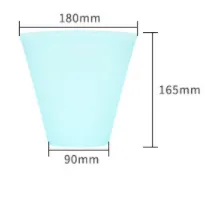 Food Silicone Bag Fresh keeping Storage Box Blue Cup 750Ml - Shop at LoveMi