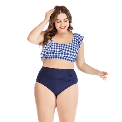 Split shoulder swimsuit Lattice Xl - Shop at LoveMi
