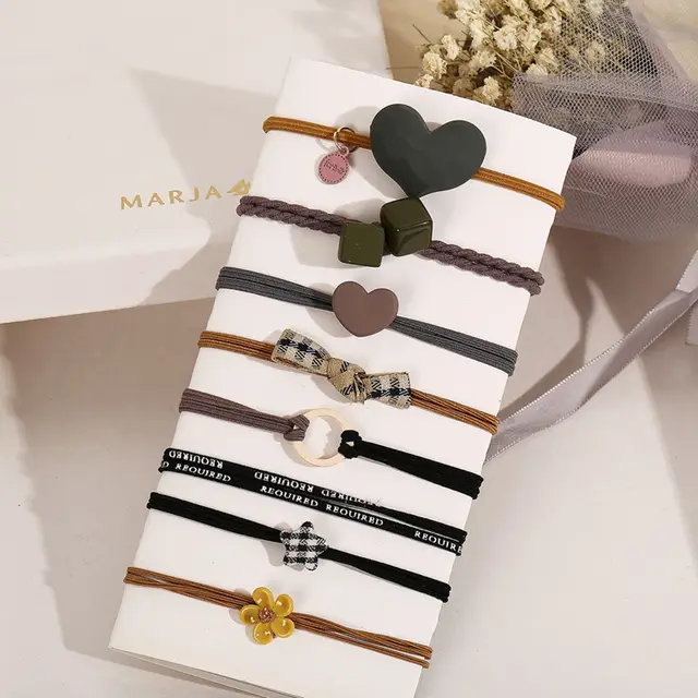 Hair rope holster hair ring Green - Shop at LoveMi