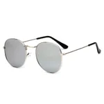 Metallic sunglasses - Silver White Mercury