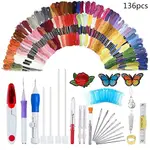 136Pcs