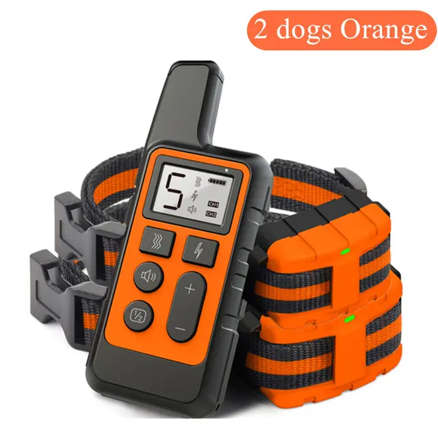 Barking device for dog training Orange For 2Dogs - Shop at LoveMi