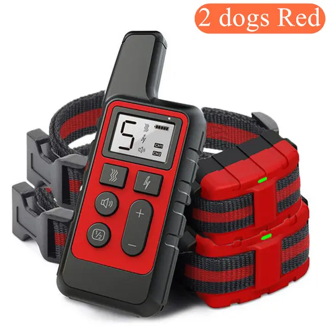Barking device for dog training Red For 2Dogs - Shop at LoveMi