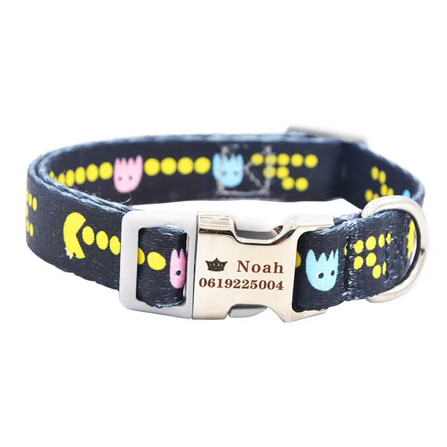 Custom dog collar Black - Shop at LoveMi