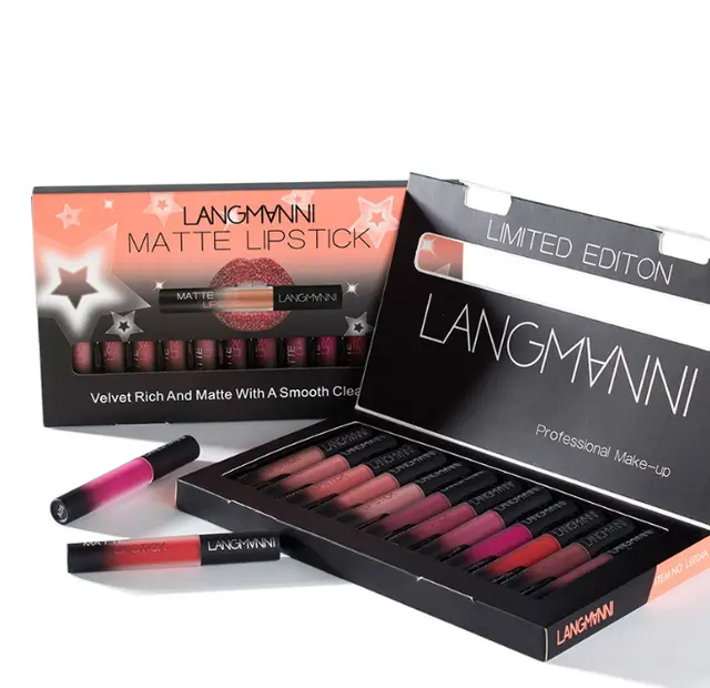 Matte Lipstick Waterproof Long lasting Velvet Lipstick Set - Shop at LoveMi