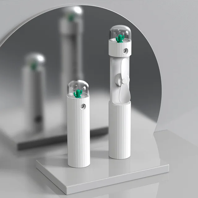 Mini handheld telescopic spray cooling fan Cactus - Shop at LoveMi