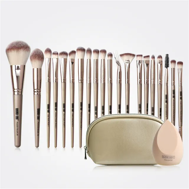 Eye Shadow Makeup Brush Set Of Beauty Tools Gold Set - Shop at LoveMi