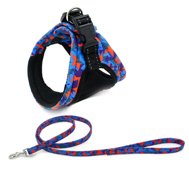 Reflective Printed Chest Strap Set Blue Belt Tow Rope - Shop at LoveMi