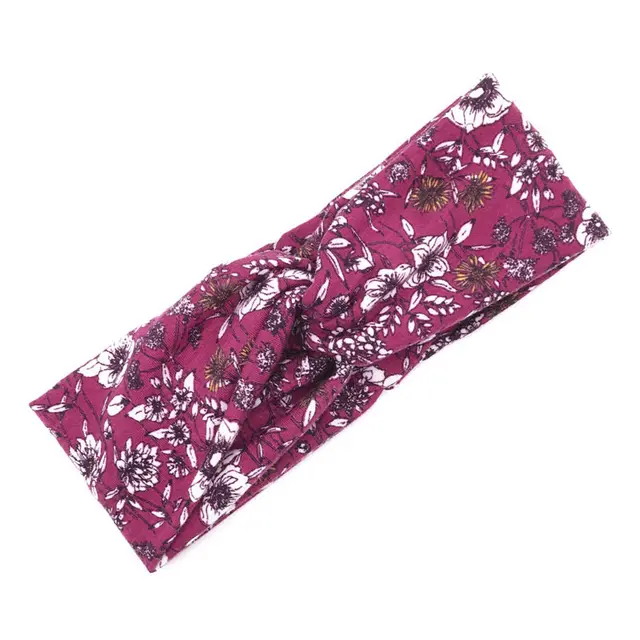Floral cross hair band 6Style - Shop at LoveMi