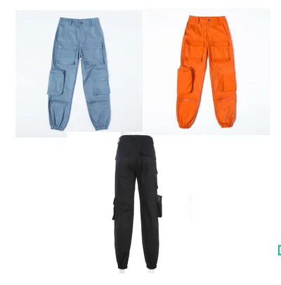 Multi pocket zip pants A Set - Shop at LoveMi