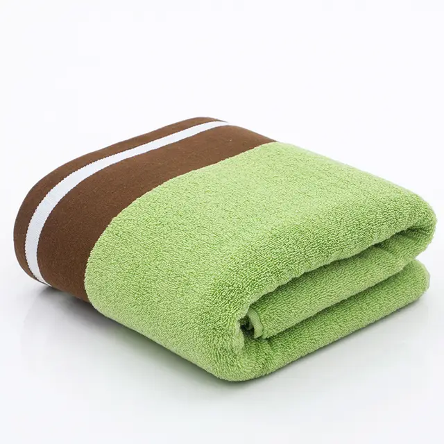 Cotton bath towel Green - Shop at LoveMi
