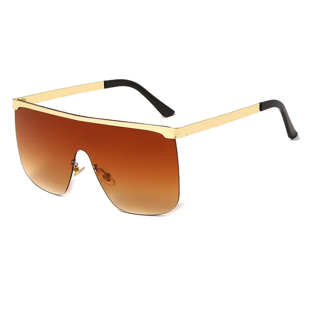 Simple Temperament Female Flying Sunglasses Plastic Frame Brown - Shop at LoveMi