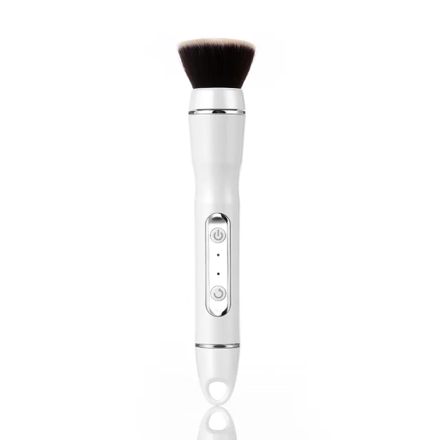 Electric makeup brush, automatic fiber hair foundation blush brush, multi functional beauty tools White - Shop at LoveMi