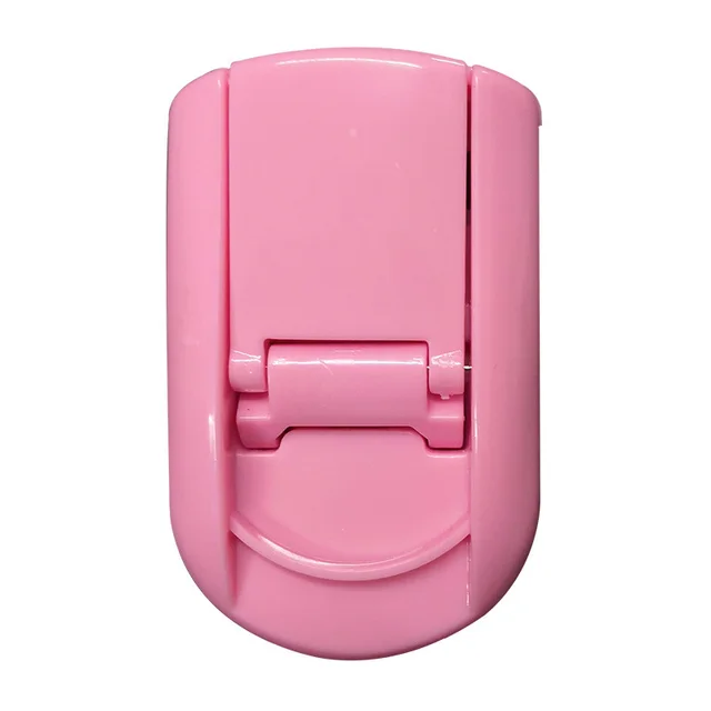 ABS Eyelash Curler New Plastic Mini Portable Pink - Shop at LoveMi