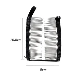 Lazy Hair Curler Banana Hairpin Curler Fashion Insert Comb Curler - Black1
