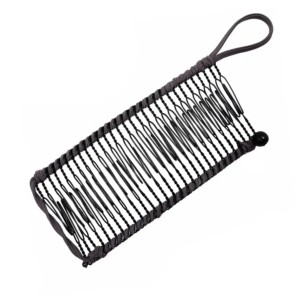 Lazy Hair Curler Banana Hairpin Curler Fashion Insert Comb Curler - Gray A