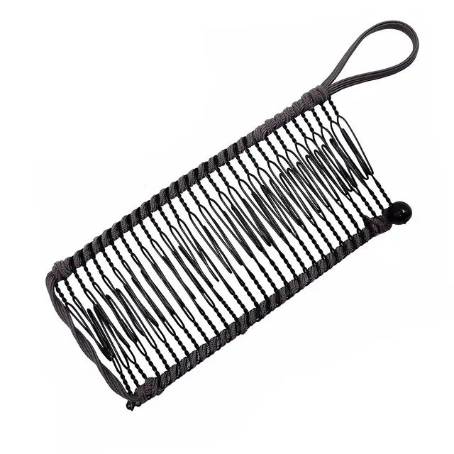 Lazy Hair Curler Banana Hairpin Curler Fashion Insert Comb Curler Gray A - Shop at LoveMi