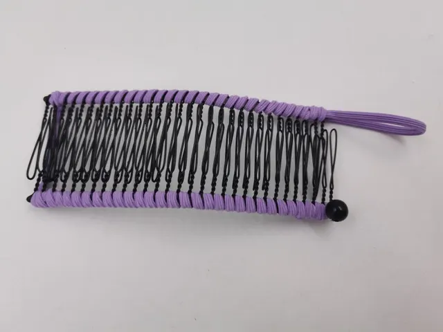 Lazy Hair Curler Banana Hairpin Curler Fashion Insert Comb Curler Purple A - Shop at LoveMi