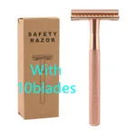 A Rose Gold With 10 Blades