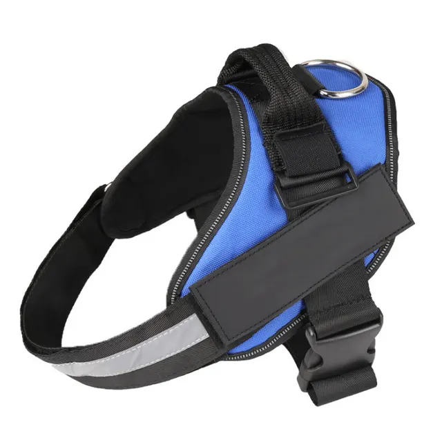 Pet Traction Rope Pet Chest Harness Dog Traction Rope Chain Rope Chain Pet Supplies Blue - Shop at LoveMi