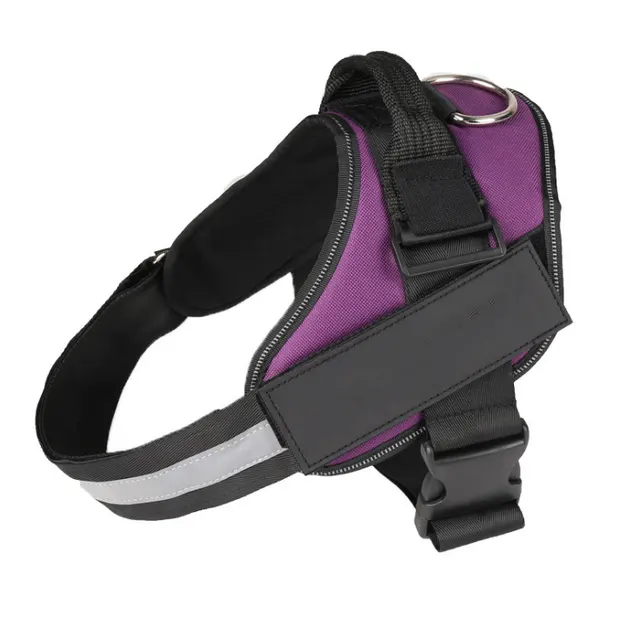 Pet Traction Rope Pet Chest Harness Dog Traction Rope Chain Rope Chain Pet Supplies Purple - Shop at LoveMi
