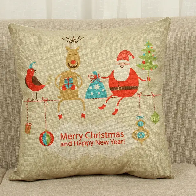 Christmas elk pillowcase 6Style - Shop at LoveMi