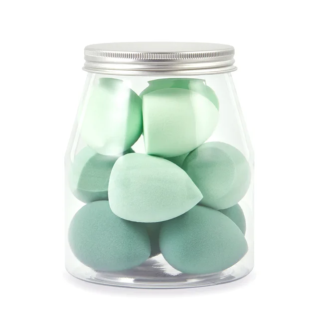 Water Drop Beveled Beauty Makeup Egg Puff Green - Shop at LoveMi