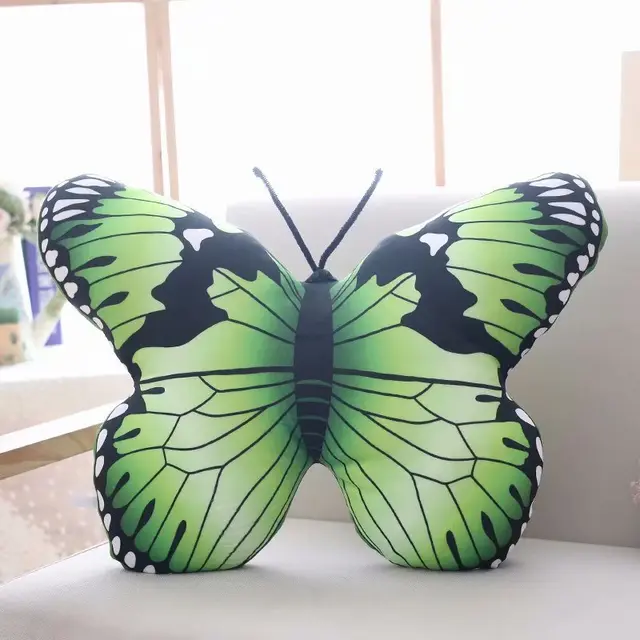 Girly Heart Personality Butterfly Doll Plush Toy Green - Shop at LoveMi