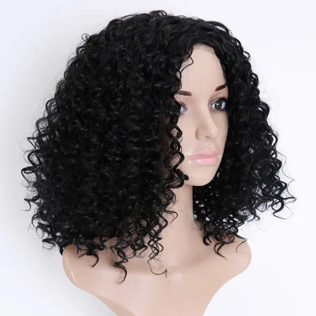 Beautiful short curly wig Black - Shop at LoveMi