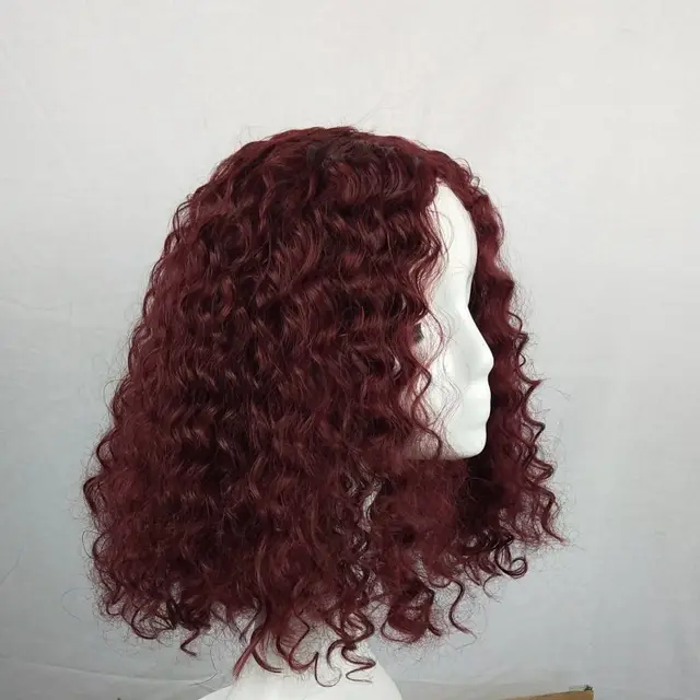 Beautiful short curly wig Red Wine - Shop at LoveMi