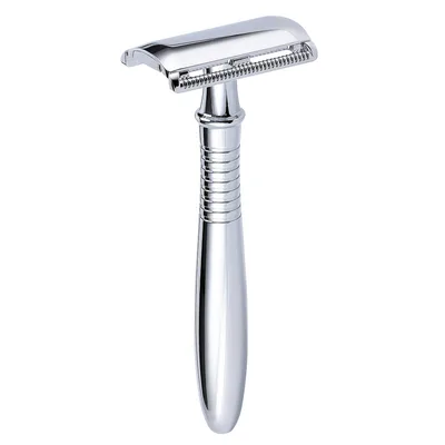 Double sided razor old fashioned Silver - Shop at LoveMi