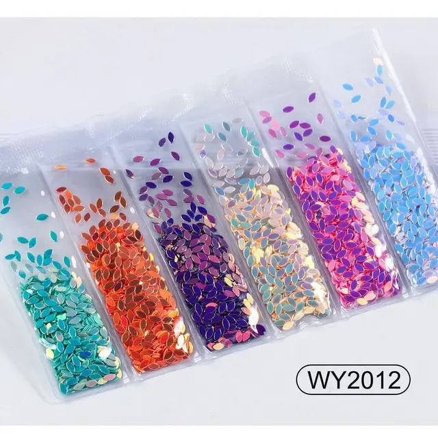 Nail Art Accessories Glitter Sequins Laser Diamond Love Heart Nail Patch 2012Style - Shop at LoveMi