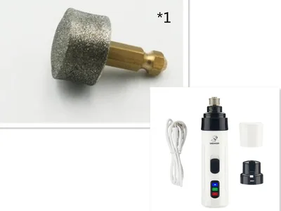 Pet Nail Polisher Electric Manicure USB Cleaning Supplies White - Shop at LoveMi