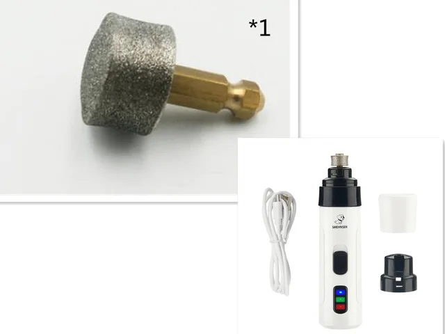 Pet Nail Polisher Electric Manicure USB Cleaning Supplies White - Shop at LoveMi